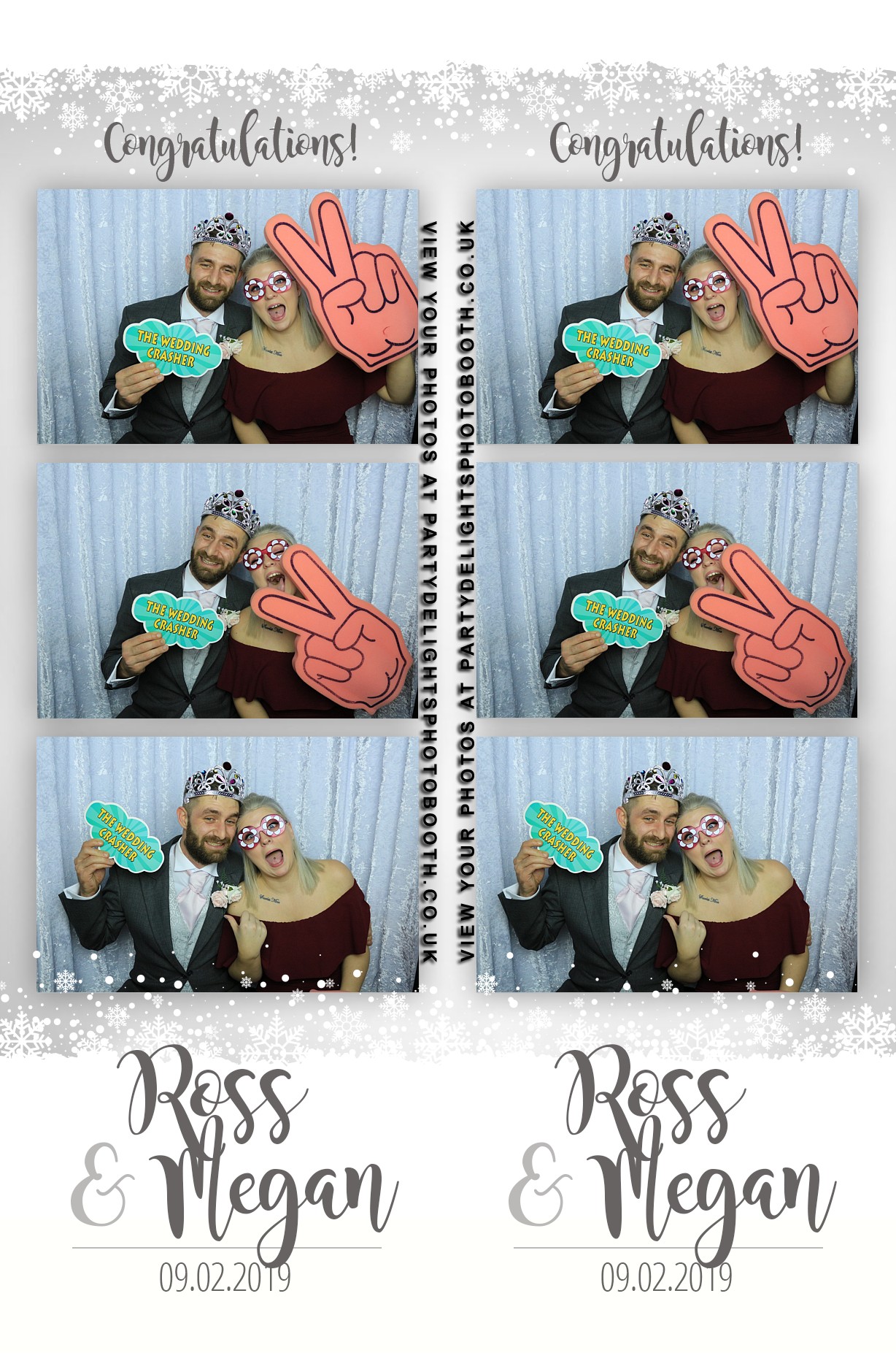 Ross and Megan’s Wedding - Prints | View more photos from the event at gallery.partydelightsphotobooth.co.uk/u/PartyDelightsPhotoBooth/Ross-and-Megan’s-Wedding-Prints